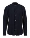 Peuterey Man Shirt Midnight Blue Size Xxl Linen