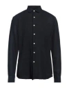 Peuterey Man Shirt Navy Blue Size Xxl Linen