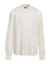 Peuterey Man Shirt Off White Size Xxl Linen