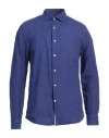 Peuterey Man Shirt Purple Size Xxl Linen