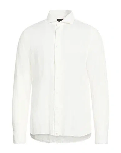 Peuterey Man Shirt White Size L Linen