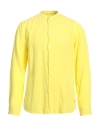 Peuterey Man Shirt Yellow Size Xl Linen