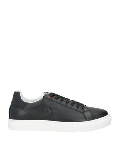 Peuterey Man Sneakers Black Size 7 Leather