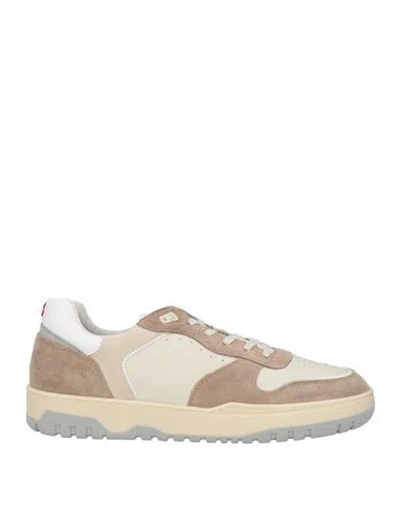Peuterey Man Sneakers Khaki Size 9 Leather
