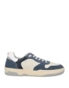 Peuterey Man Sneakers Midnight Blue Size 9 Leather