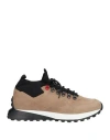 Peuterey Man Sneakers Taupe Size 9 Leather, Textile Fibers