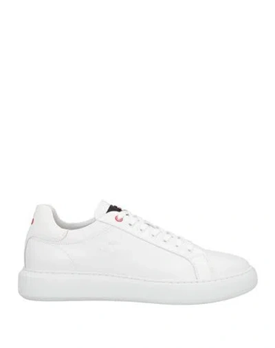 Peuterey Man Sneakers White Size 9 Leather