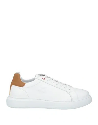 Peuterey Man Sneakers White Size 9 Leather