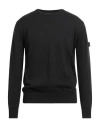 Peuterey Man Sweater Black Size 3xl Cotton, Wool
