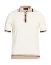 Peuterey Man Sweater Cream Size S Cotton In White