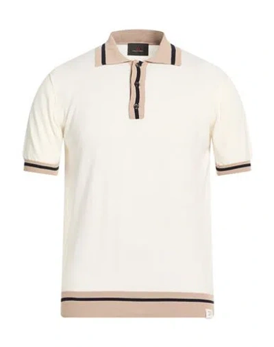 Peuterey Man Sweater Cream Size S Cotton In White