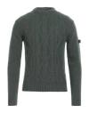 Peuterey Man Sweater Dark Green Size 3xl Wool, Polyamide