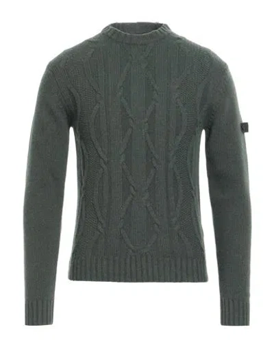 Peuterey Man Sweater Dark Green Size 3xl Wool, Polyamide