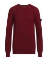 Peuterey Man Sweater Garnet Size Xxl Acrylic, Alpaca Wool, Wool In Red
