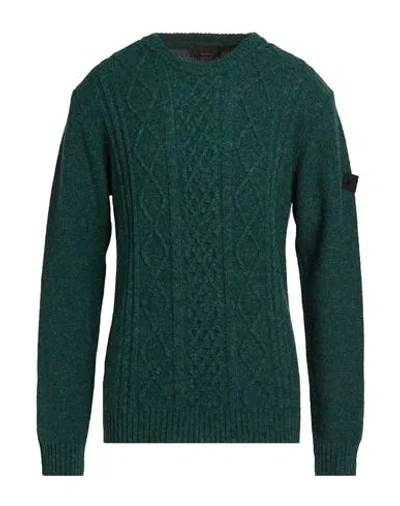 Peuterey Man Sweater Green Size Xl Virgin Wool
