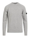 Peuterey Man Sweater Grey Size Xxl Wool, Polyamide