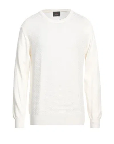 Peuterey Man Sweater Ivory Size 3xl Cotton, Wool