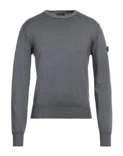 Peuterey Man Sweater Lead Size S Wool In Grey