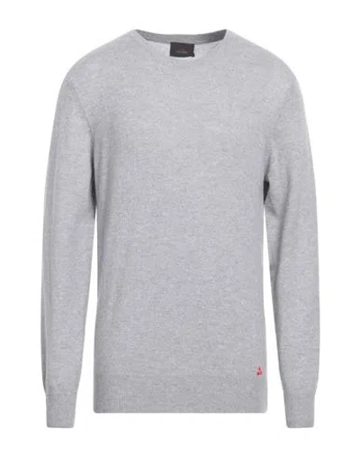 Peuterey Man Sweater Light Grey Size L Wool, Cashmere