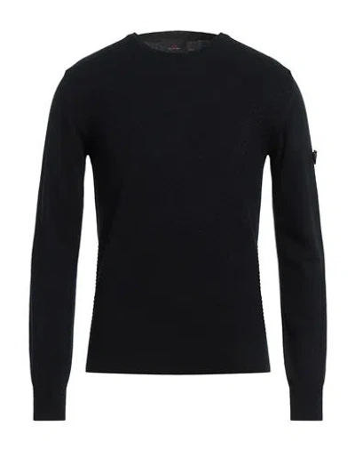 Peuterey Man Sweater Midnight Blue Size Xxl Cotton, Wool