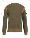 Peuterey Man Sweater Military Green Size 3xl Wool, Polyamide