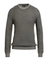 Peuterey Man Sweater Military Green Size M Wool In Gray