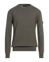 Peuterey Man Sweater Military Green Size Xxl Cotton, Wool