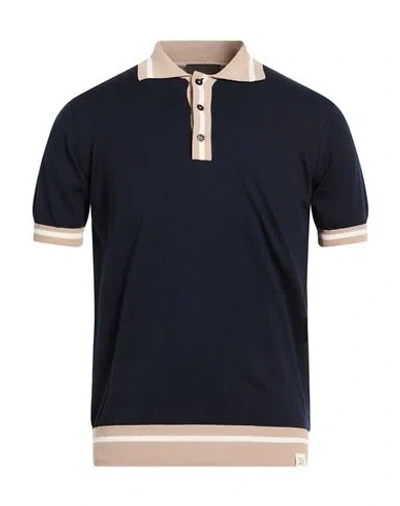 Peuterey Man Sweater Navy Size S Cotton In Blue