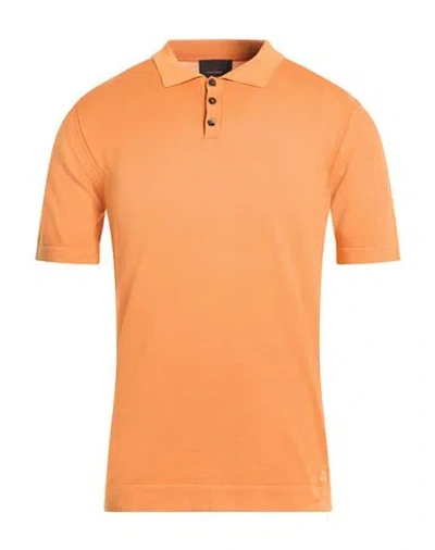 Peuterey Man Sweater Orange Size Xxl Cotton