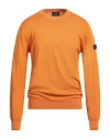 Peuterey Man Sweater Orange Size Xxl Wool