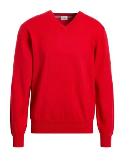 Peuterey Man Sweater Red Size 3xl Cotton, Wool