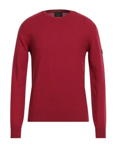 Peuterey Man Sweater Red Size M Cotton, Wool