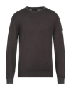 Peuterey Man Sweater Steel Grey Size L Wool