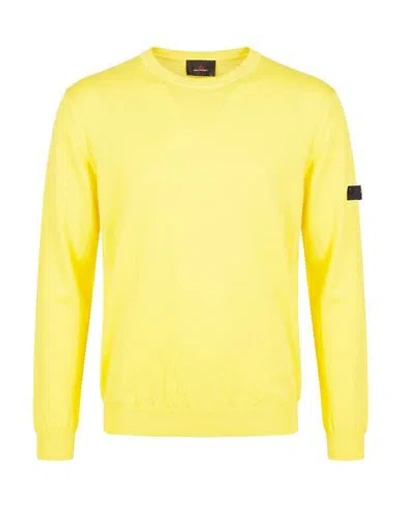 Peuterey Man Sweater Yellow Size M Cotton