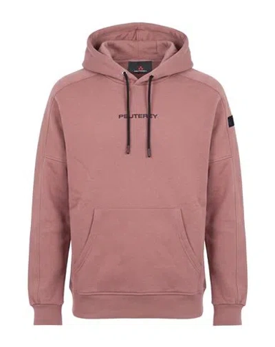 Peuterey Man Sweatshirt Antique Rose Size M Cotton, Polyester In Pink