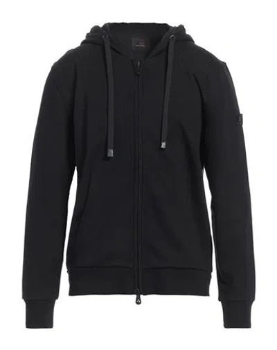 Peuterey Man Sweatshirt Black Size Xl Cotton