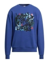 Peuterey Man Sweatshirt Blue Size M Cotton, Polyester