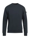 Peuterey Man Sweatshirt Midnight Blue Size S Cotton, Polyester