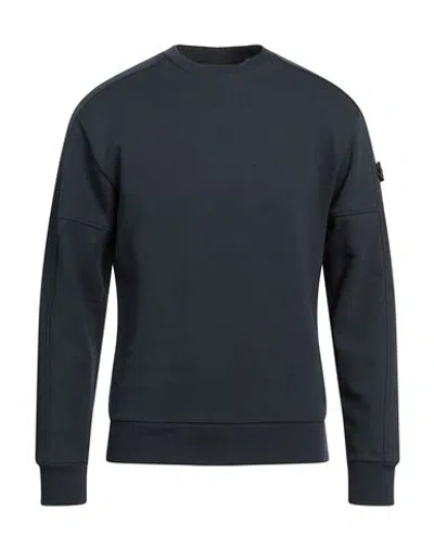 Peuterey Man Sweatshirt Midnight Blue Size S Cotton, Polyester In Blue