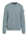 Peuterey Man Sweatshirt Pastel Blue Size 3xl Cotton