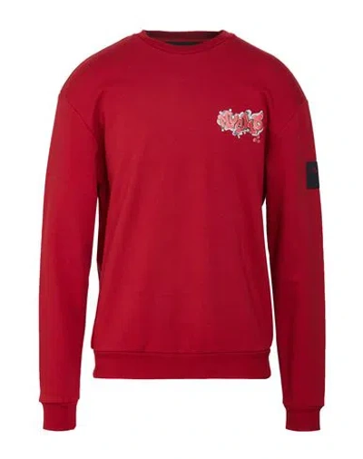 Peuterey Man Sweatshirt Red Size M Cotton