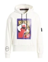 Peuterey Man Sweatshirt White Size M Cotton, Elastane In White