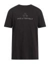 Peuterey Man T-shirt Black Size 3xl Cotton In Black