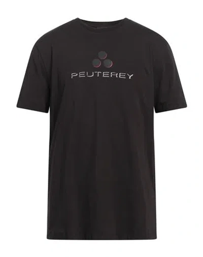 PEUTEREY PEUTEREY MAN T-SHIRT BLACK SIZE XXL COTTON