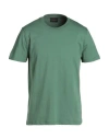 Peuterey Man T-shirt Green Size Xl Cotton In Sage Green