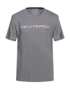 Peuterey Man T-shirt Grey Size L Cotton
