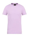Peuterey Man T-shirt Mauve Size S Cotton In Pink