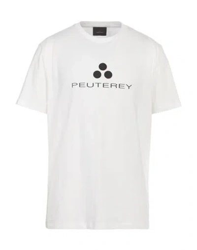 Peuterey Man T-shirt White Size Xxl Cotton