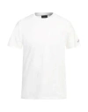 Peuterey Man T-shirt White Size 3xl Cotton, Elastane