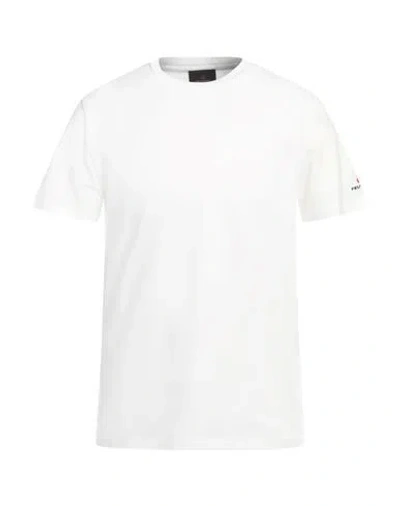 Peuterey Man T-shirt White Size 3xl Cotton, Elastane In White